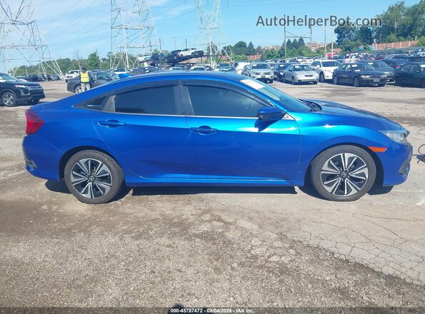 2HGFC1F79HH641328 2017 HONDA CIVIC Синий Панорамный вид салона 360°