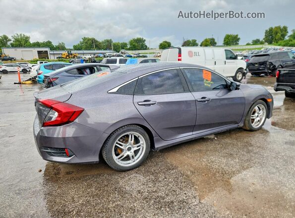 2HGFC1F79HH644102 2017 HONDA CIVIC Gray Հետևի աջ