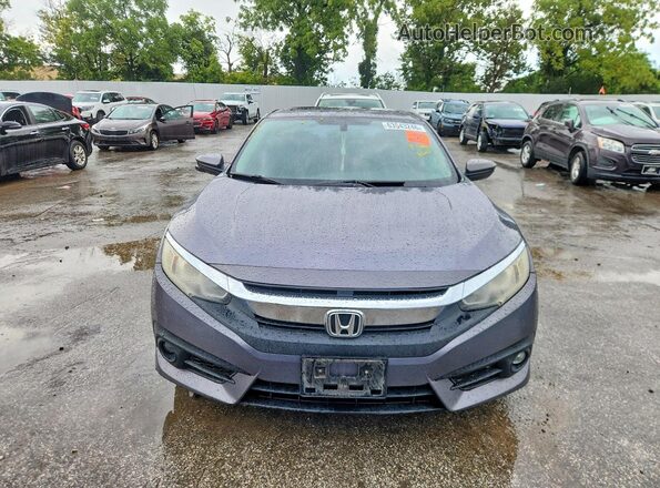 2HGFC1F79HH644102 2017 HONDA CIVIC Gray Դիմացի տեսք