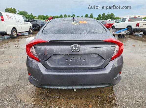2HGFC1F79HH644102 2017 HONDA CIVIC Gray Հետևի տեսք