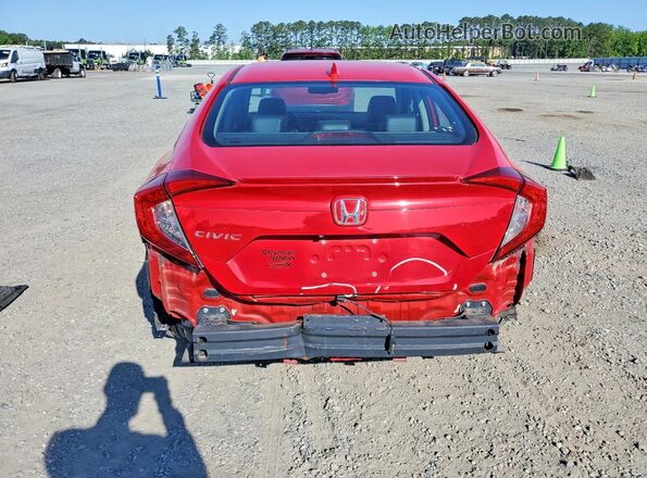 2HGFC1F7XHH633724 2017 HONDA CIVIC Red Հետևի տեսք
