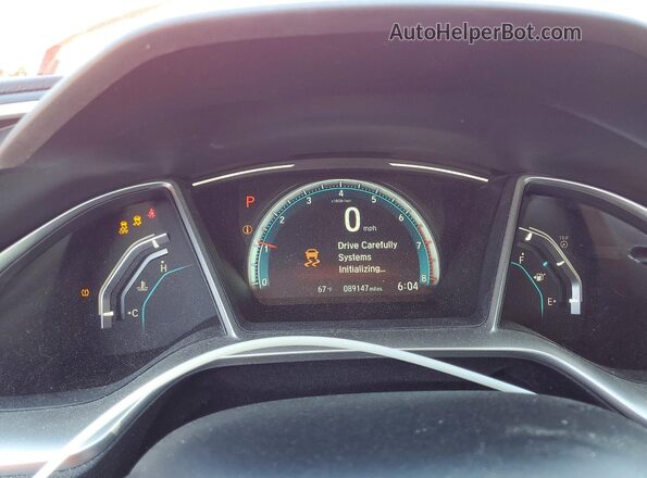 2HGFC1F7XHH633724 2017 HONDA CIVIC Red Սարքավորումների վահանակի տեսք