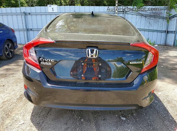 2HGFC1F90GH100796 2016 HONDA CIVIC Black Vista trasera