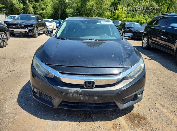 2HGFC1F90GH113046 2016 HONDA CIVIC Black Դիմացի տեսք
