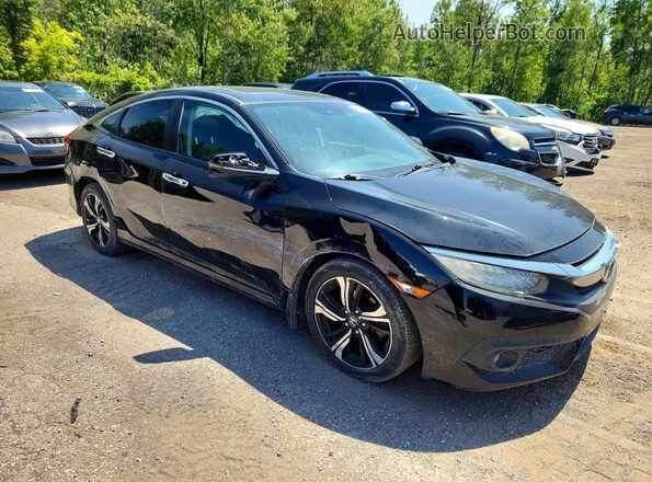 2HGFC1F90GH113046 2016 HONDA CIVIC Black Առջևի աջ
