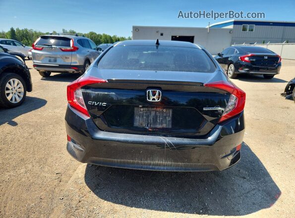 2HGFC1F90GH113046 2016 HONDA CIVIC Black Հետևի տեսք