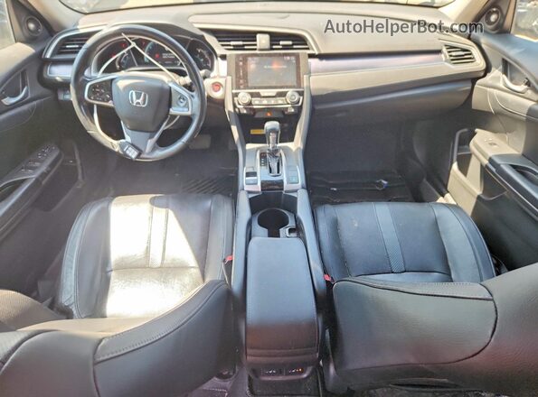 2HGFC1F90GH113046 2016 HONDA CIVIC Black Առջևի վահանակի տեսք