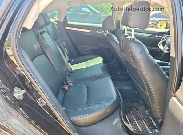 2HGFC1F90GH113046 2016 HONDA CIVIC Black Հետևի նստատեղերի տեսք