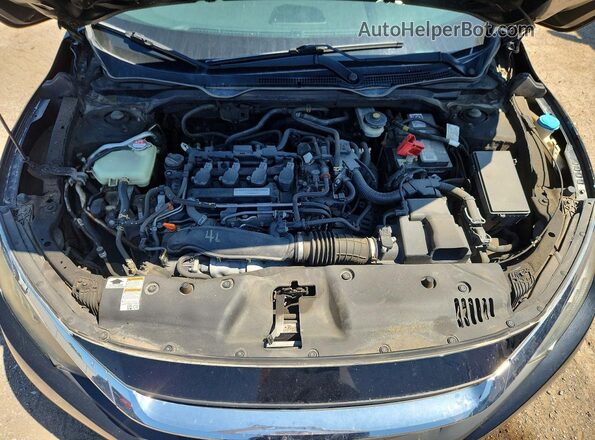 2HGFC1F90GH113046 2016 HONDA CIVIC Black Սալոնի հետևի տեսք