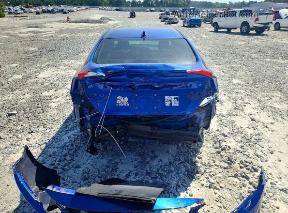 2HGFC1F90GH644148 2016 HONDA CIVIC Синий Вид сзади