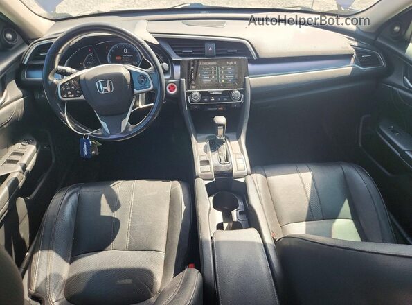 2HGFC1F90GH644148 2016 HONDA CIVIC Синий Вид панели приборов