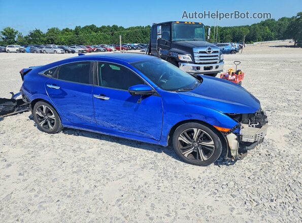 2HGFC1F90GH644148 2016 HONDA CIVIC Синий Передняя правая четверть