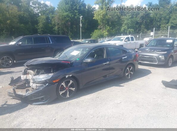 2HGFC1F90HH653806 2017 HONDA CIVIC Blue Front left