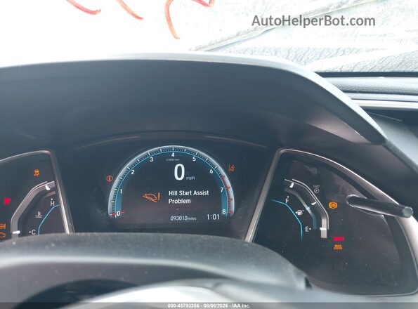 2HGFC1F90HH653806 2017 HONDA CIVIC Blue Rear seats view