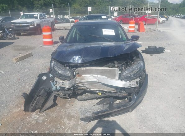 2HGFC1F90HH653806 2017 HONDA CIVIC Blue Dashboard view