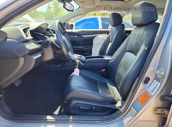 2HGFC1F90JH102751 2018 HONDA CIVIC Серебряный Вид салона спереди