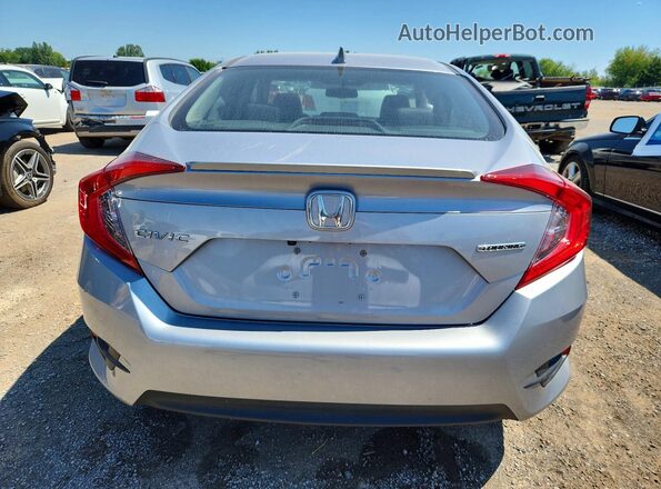 2HGFC1F90JH102751 2018 HONDA CIVIC Серебряный Вид сзади