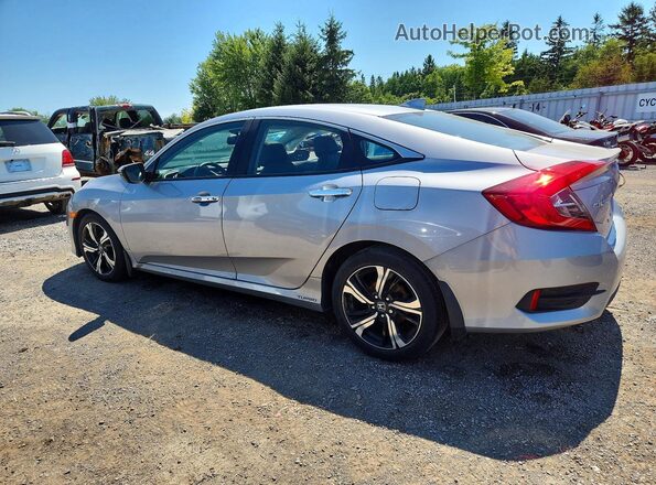 2HGFC1F90JH102751 2018 HONDA CIVIC Серебряный Задняя левая четверть