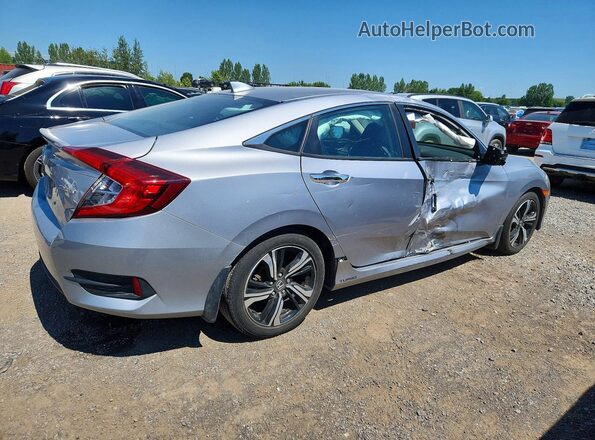2HGFC1F90JH102751 2018 HONDA CIVIC Серебряный Задняя правая четверть
