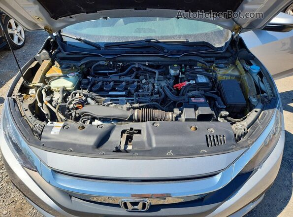 2HGFC1F90JH102751 2018 HONDA CIVIC Серебряный Вид задней части салона
