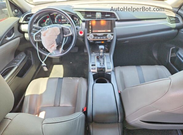 2HGFC1F91HH647478 2017 HONDA CIVIC Black წინა პანელის ხედი