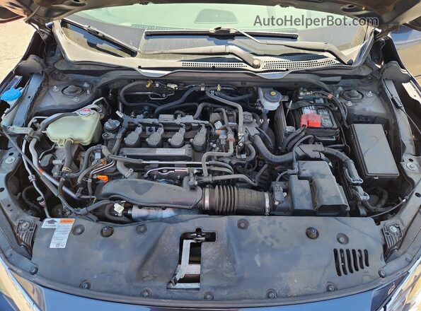 2HGFC1F91HH647478 2017 HONDA CIVIC Black უკანა სალონის ხედი