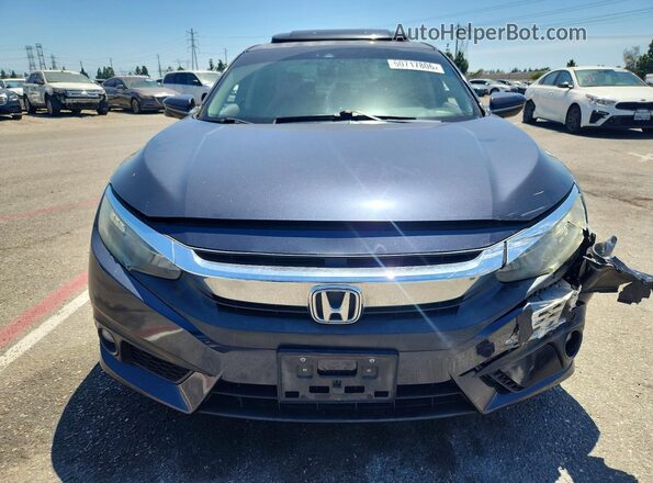 2HGFC1F91HH647478 2017 HONDA CIVIC Black წინა ხედი