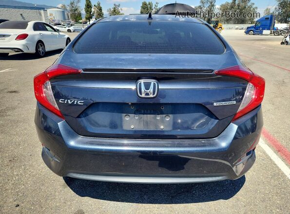 2HGFC1F91HH647478 2017 HONDA CIVIC Black უკანა ხედი