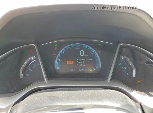2HGFC1F92GH115025 2016 HONDA CIVIC White Widok zestawu wskaźników