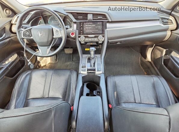 2HGFC1F92HH110473 2017 HONDA CIVIC Blue Vista del salpicadero