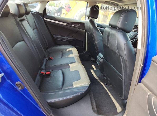 2HGFC1F92HH110473 2017 HONDA CIVIC Blue Vista de los asientos traseros