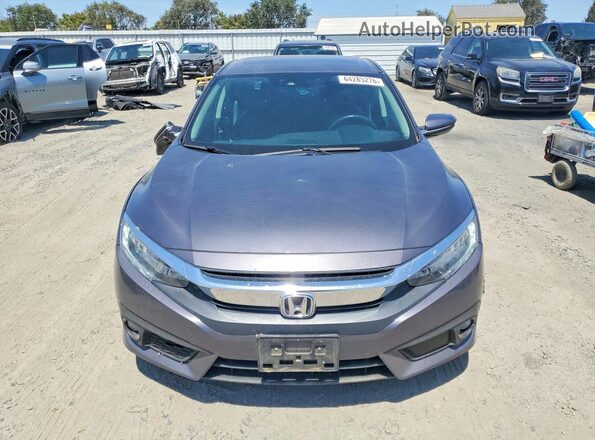 2HGFC1F92HH654326 2017 HONDA CIVIC Gray Вид спереду