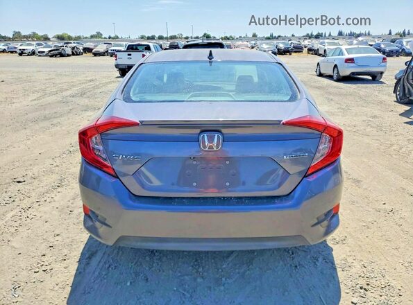 2HGFC1F92HH654326 2017 HONDA CIVIC Gray Вид ззаду