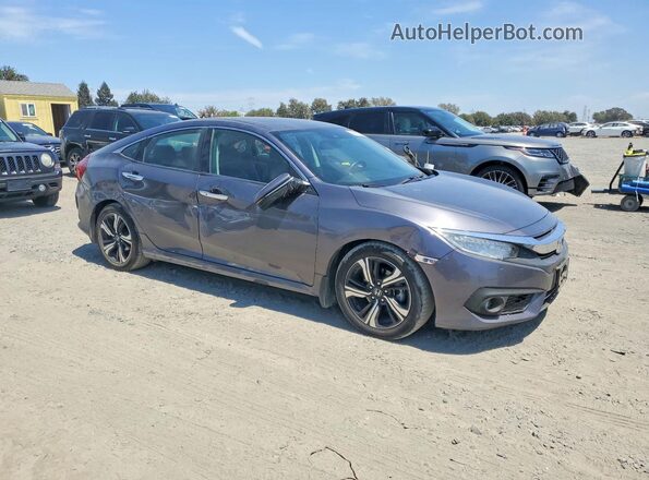 2HGFC1F92HH654326 2017 HONDA CIVIC Gray Передня права чверть