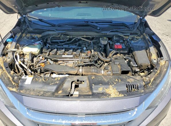 2HGFC1F92HH654326 2017 HONDA CIVIC Gray Вид задньої частини салону