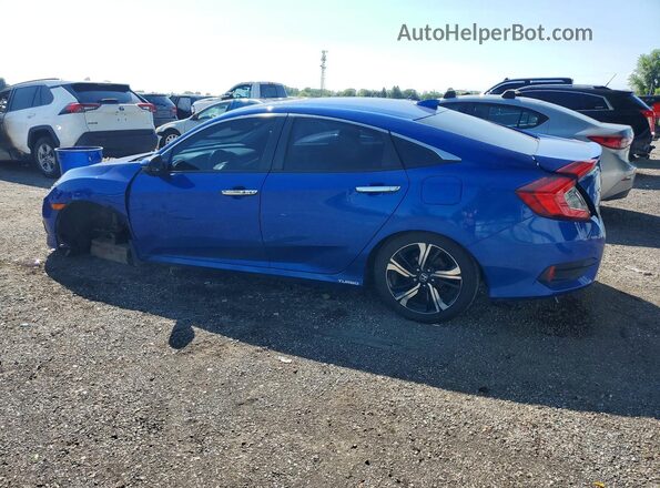 2HGFC1F92JH103819 2018 HONDA CIVIC Blue Задня ліва чверть