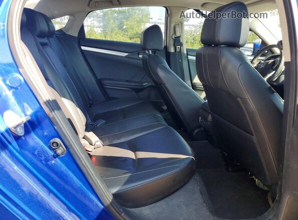 2HGFC1F92JH103819 2018 HONDA CIVIC Blue Вид задніх сидінь