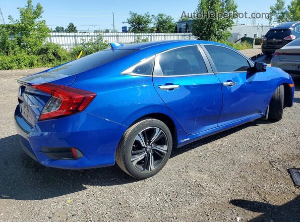 2HGFC1F92JH103819 2018 HONDA CIVIC Blue Задня права чверть
