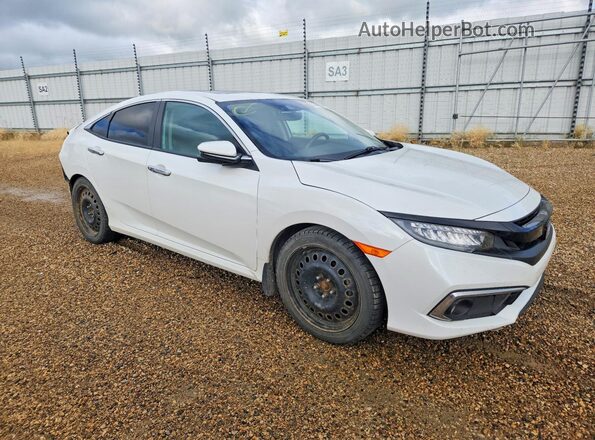 2HGFC1F92LH105539 2020 HONDA CIVIC White Delantero derecho