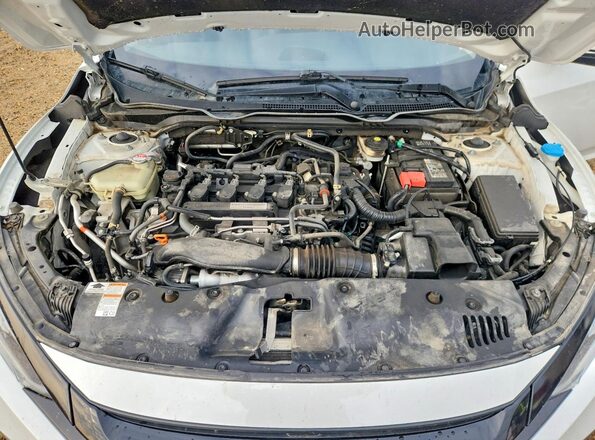 2HGFC1F92LH105539 2020 HONDA CIVIC White Vista interior trasera