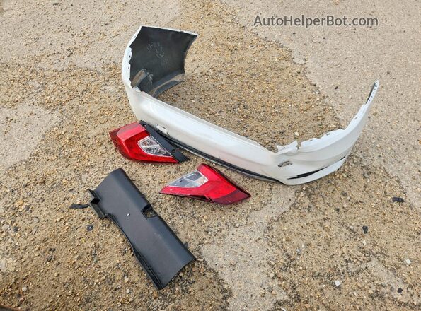 2HGFC1F92LH105539 2020 HONDA CIVIC White Vista del compartimento del motor
