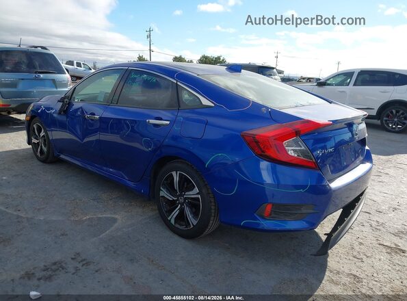 2HGFC1F93GH638005 2016 HONDA CIVIC Blue Հետևի ձախ