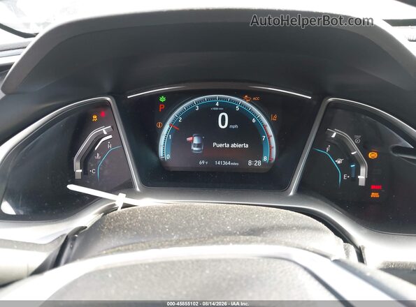 2HGFC1F93GH638005 2016 HONDA CIVIC Blue Հետևի նստատեղերի տեսք