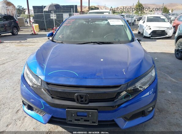 2HGFC1F93GH638005 2016 HONDA CIVIC Blue Սարքավորումների վահանակի տեսք