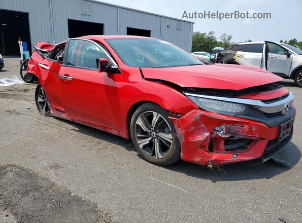 2HGFC1F93HH656604 2017 HONDA CIVIC Red წინა მარჯვენა