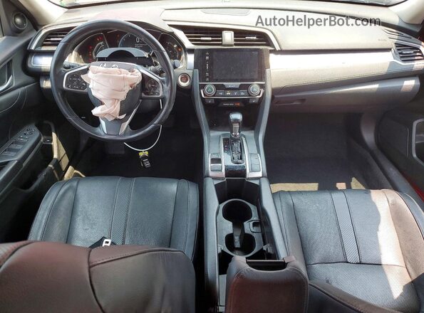 2HGFC1F93HH656604 2017 HONDA CIVIC Red წინა პანელის ხედი