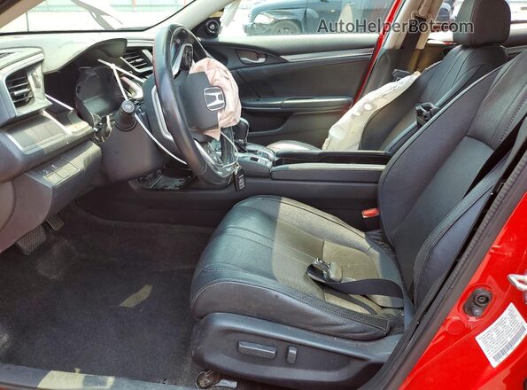 2HGFC1F93HH656604 2017 HONDA CIVIC Red წინა სალონის ხედი