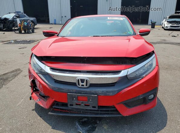 2HGFC1F93HH656604 2017 HONDA CIVIC Red წინა ხედი