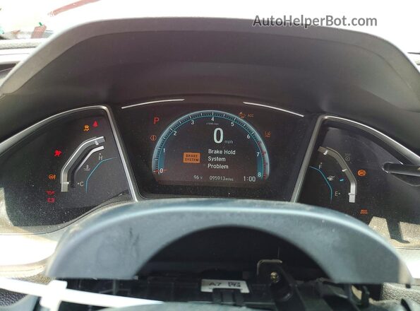 2HGFC1F93HH656604 2017 HONDA CIVIC Red ხელსაწყოთა პანელის ხედი