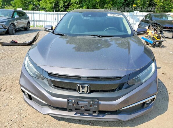 2HGFC1F93KH105600 2019 HONDA CIVIC Gray Front view